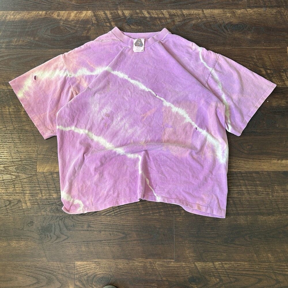 Vintage 90s Hypercolor T Shirt Generra Made USA Single Stitch XL Color Changing